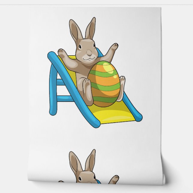 Bunny Easter Easter egg Slide Wallpaper (Unrolling)