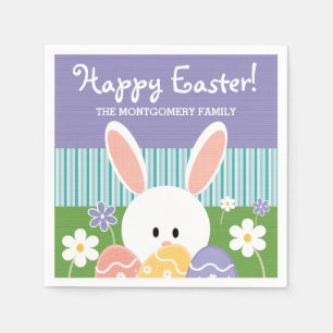 BUNNY EASTER EGG NAPKIN