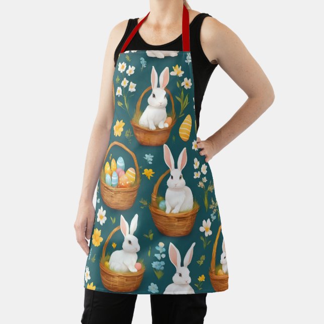 Bunny Easter Modern Collection Apron (Insitu)