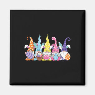 Bunny Easter Spring Gnome Easter Holding Egg Hunti Magnet