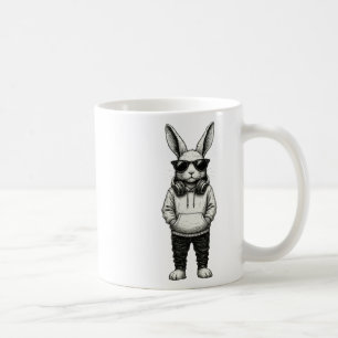 Bunny Easter Sungles Easter Day Rabbit Men Boys Ki Coffee Mug