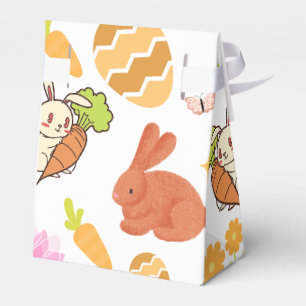 Bunny Easter Thank You  Birthday Party Favors Favor Box