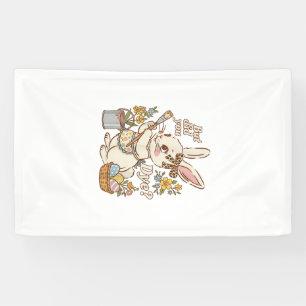 Bunny Egg But Did You Dye Funny Cute Easter Rabbit Banner