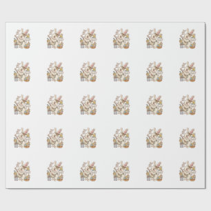 Bunny Egg But Did You Dye Funny Cute Easter Rabbit Wrapping Paper
