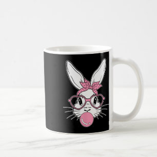 Bunny Face Easter Day Bubblegum Bandana Gles Girls Coffee Mug