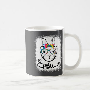 Bunny Face Psw Gles Nurse Easter Day Coffee Mug