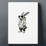 Bunny Face with Sunglasses Easter Day for Boys Men Plaque<br><div class="desc">Bunny Face with Sunglasses Easter Day for Boys Men Kids T-Shirt_1</div>