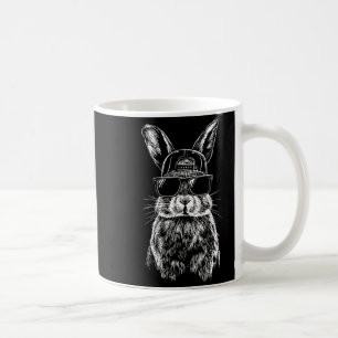 Bunny Face With Sungles Cap Easter Day For Boys Me Coffee Mug