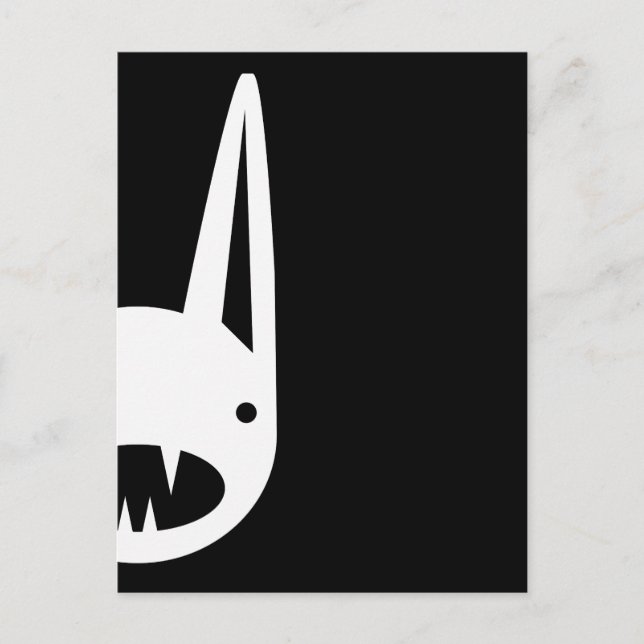 BUNNY FACES POSTCARD (Front)