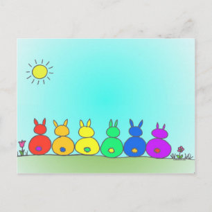 Bunny Family Postcard