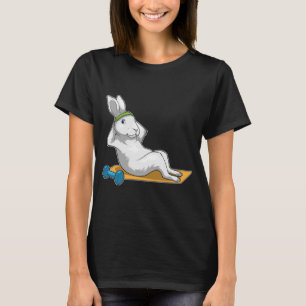 Bunny Fitness Sit ups Sports T-Shirt