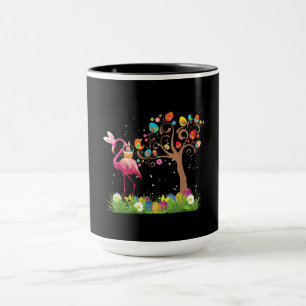 Bunny Flamingo Easter 2021   Cute Flamingo Lovers Mug