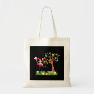 Bunny Flamingo Easter 2021 Cute Flamingo Lovers Tote Bag