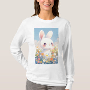 Bunny Flower Bliss T-Shirt
