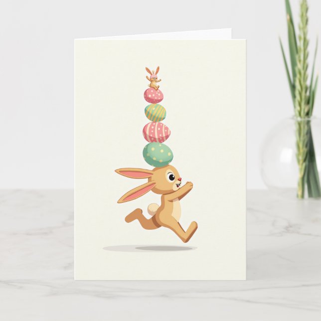 Bunny Friends Celebration Card (Front)