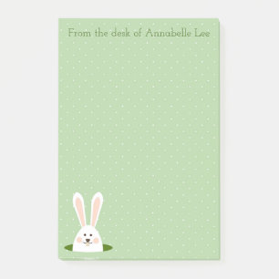 Bunny Fun Personalize Post-it Notes