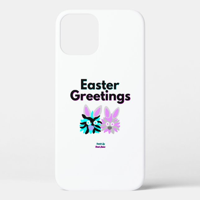 Bunny Fuzzies Apple iPhone 12 Coque (Verso)