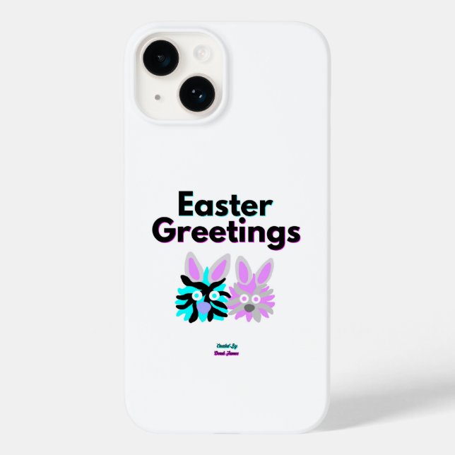 Bunny Fuzzies Apple iPhone 14 Case (Back)