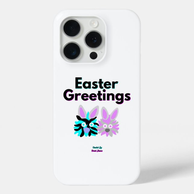 Bunny Fuzzies Apple iPhone 15 Pro Coque (Verso)