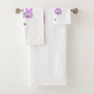 Bunny Fuzzies Bathroom Towel Set