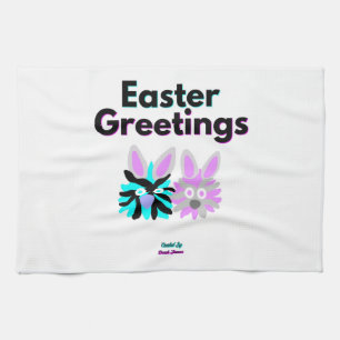 Bunny Fuzzies Kitchen Towel