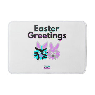 Bunny Fuzzies Medium Bath Mat