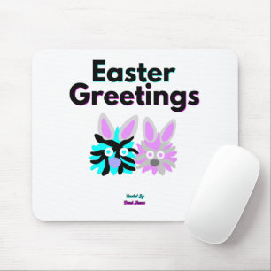 Bunny Fuzzies Mouse Pad