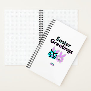 Bunny Fuzzies Spiral Notebook (14 cm x 21.6 cm)