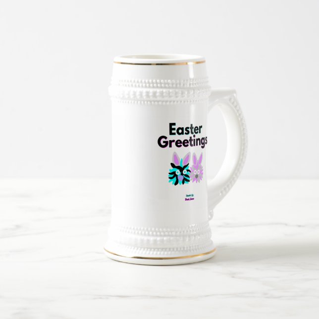 Bunny Fuzzies Stein Mug (Front Right)