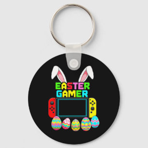 Bunny Gaming Controller Gamer Boys Funny Video Gam Keychain