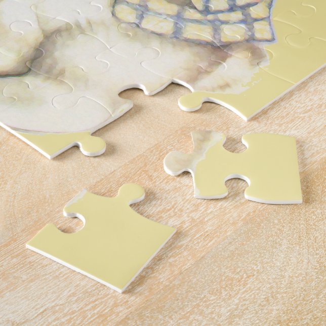 Bunny Girl+Boy Jigsaw Puzzle (Side)
