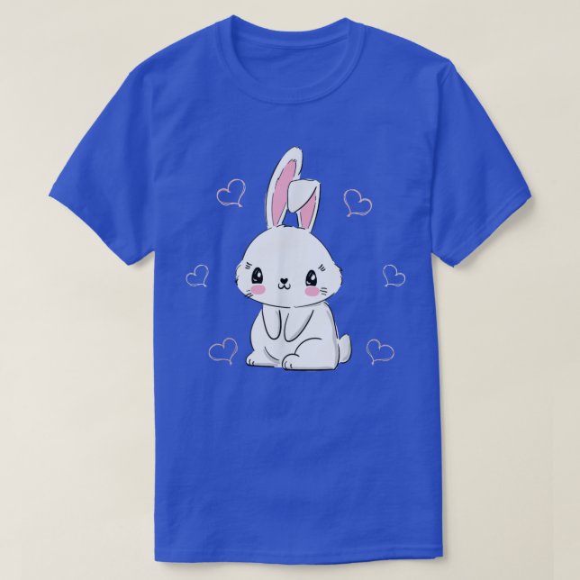 Bunny Girls Women Cute Rabbit  T-Shirt (Design Front)
