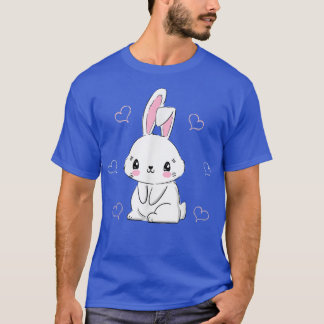 Bunny Girls Women Cute Rabbit  T-Shirt