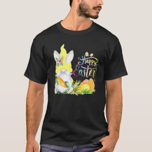 Bunny Gnome Rabbit Egg Hunting Happy Easter Day Ea T-Shirt