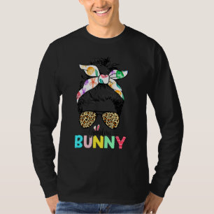 Bunny Gnome Rabbit Eggs Hunting Happy Easter Day T-Shirt
