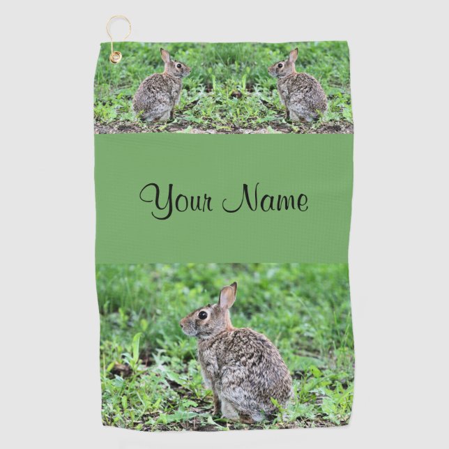 Bunny Golf Towel (Front)