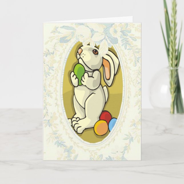 Bunny Gratuit Pour La Jolie Carte Oeufs (Devant)