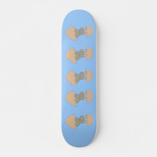 Bunny Hatching from Egg Weird Skateboard