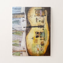 Bunny Hibernation 11x14 Puzzle (30 Big Pieces)