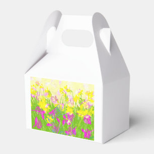 Bunny hiding in the Daffodils  Favor Box