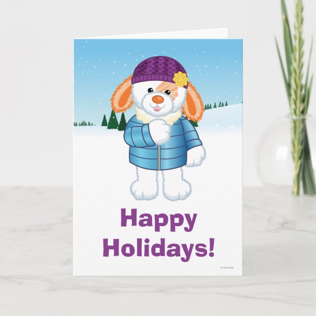 Bunny Holiday Card (Front)