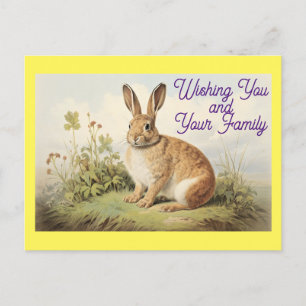 Bunny Holiday Postcard