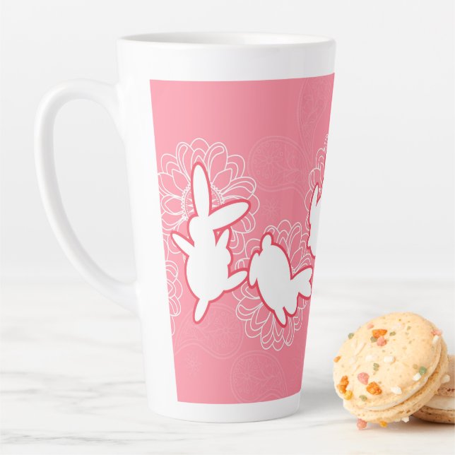 Bunny Hop Fun Latte Mug (In Situ)