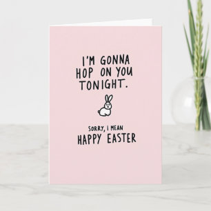 Bunny Hop Happy Easter Card