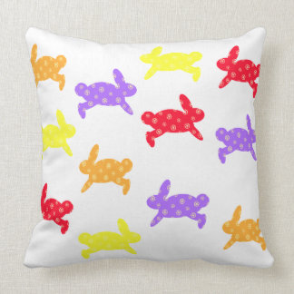 Bunny Hop Throw Pillow