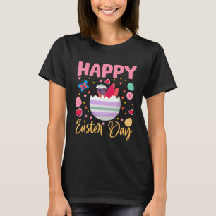 Bunny Hummingbird Colourful Eggs Hunting Happy Eas T-Shirt