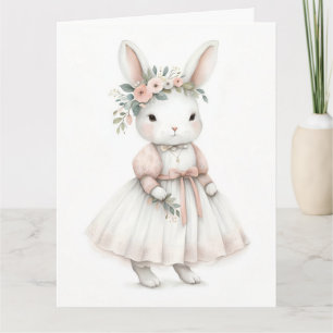Bunny in a Dress Card