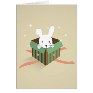 Bunny in a gift box