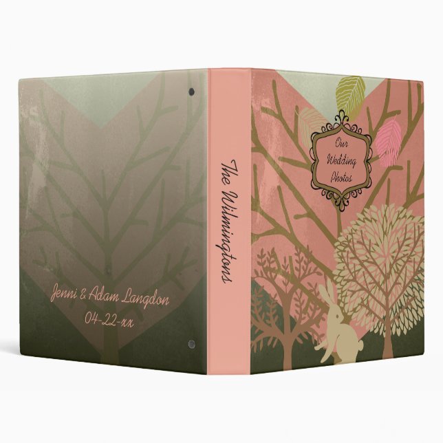 Bunny in Magic Forest Photo Binder (Background)