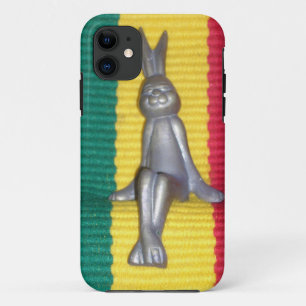 Bunny in Rasta Colours: A Touch of Groovy Art Prin iPhone 11 Case